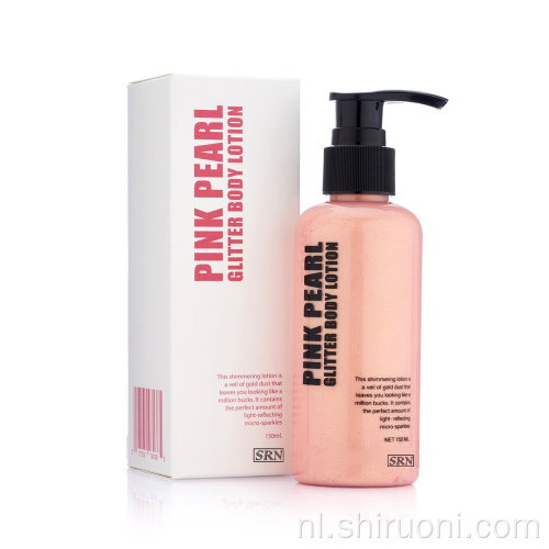 Pink Pearl Glitter Bodylotion Shimmer op maat gemaakt